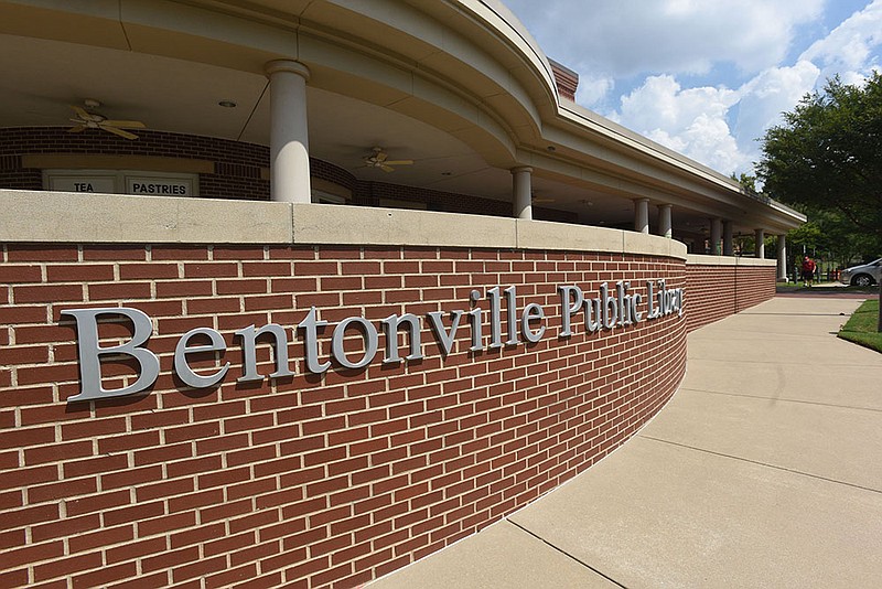 The Bentonville Public Library.
(File Photo/NWA Democrat-Gazette/Flip Putthoff)