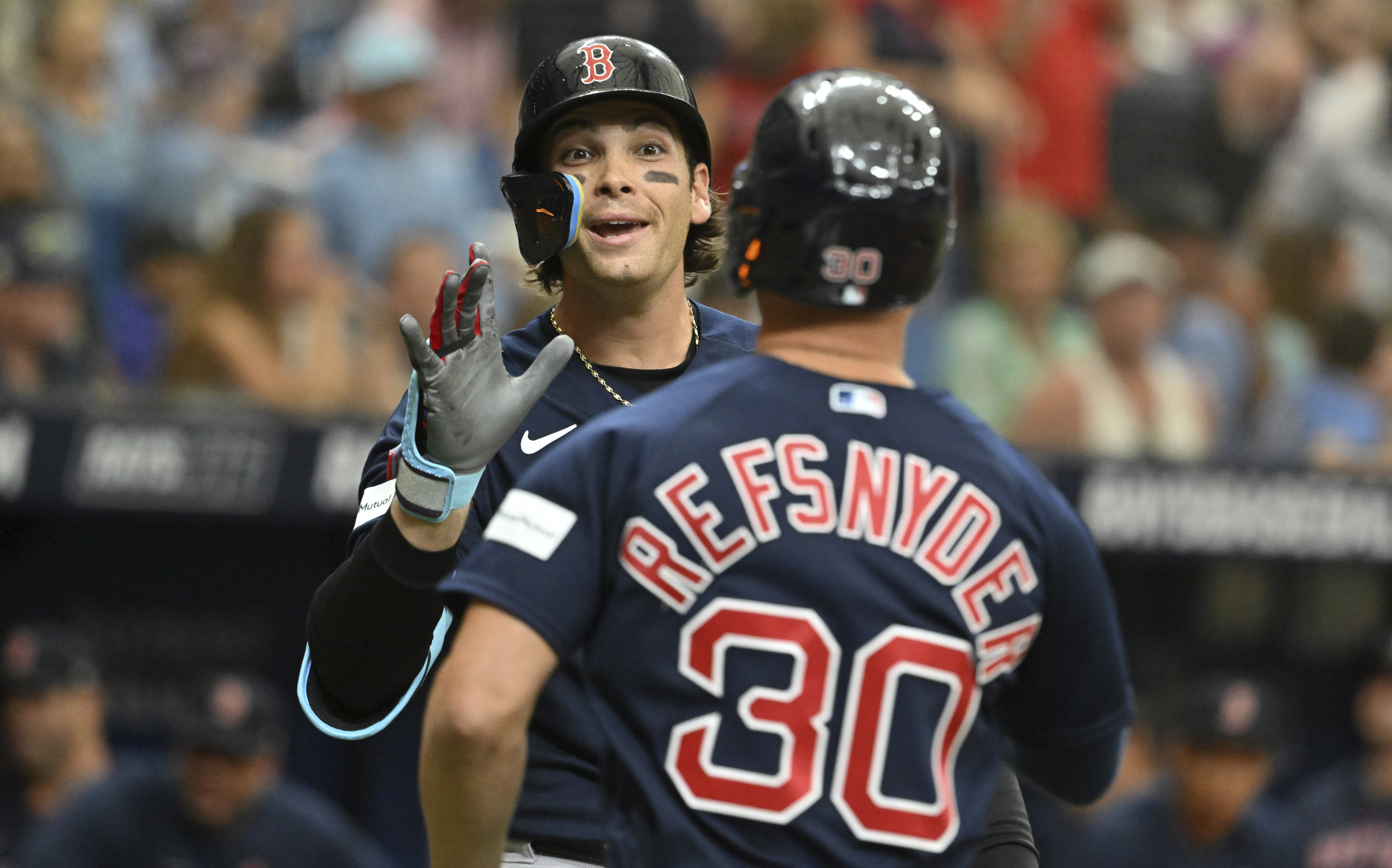 Rays tie record with 13-0 start, rally to beat Red Sox 9-3 - NBC Sports