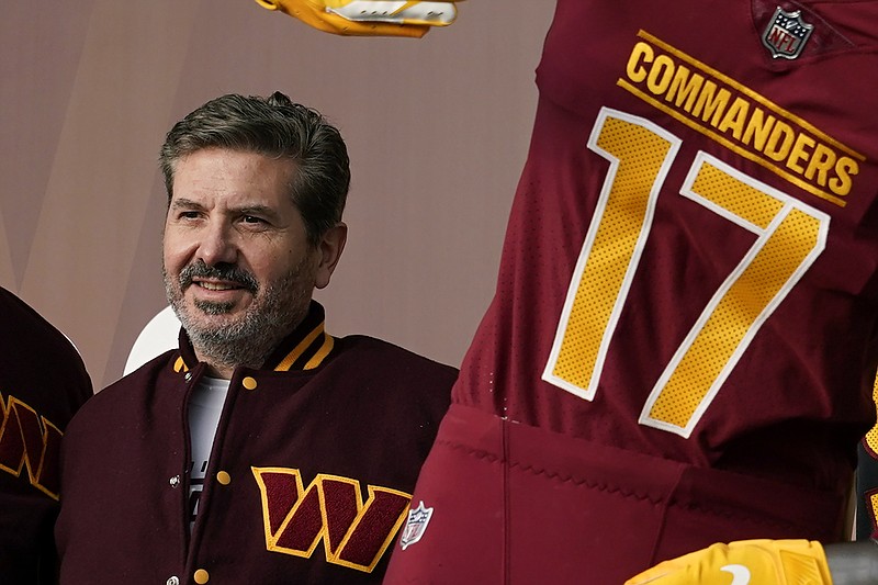 Washington's NFL team unveils nickname as Commanders