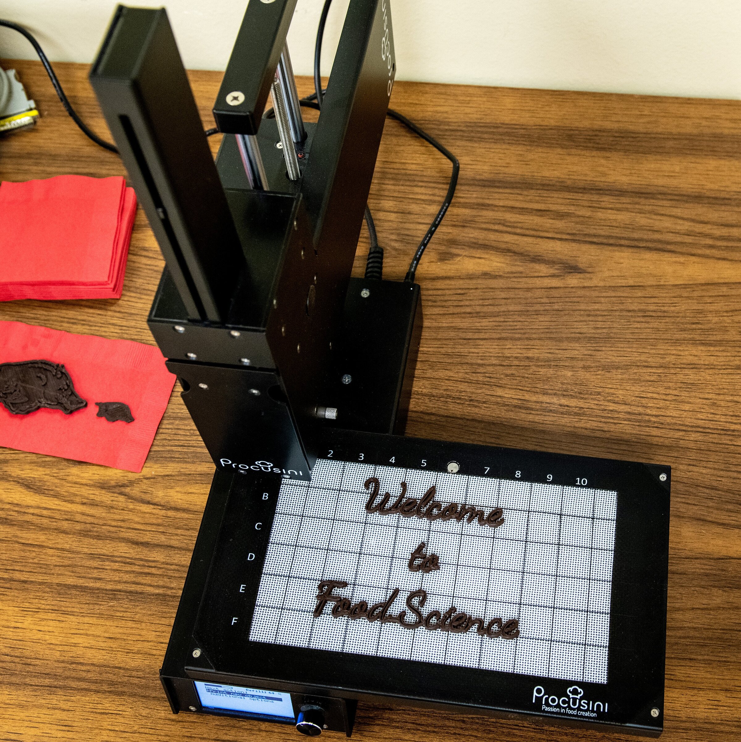 Scientist trying to boost printed food