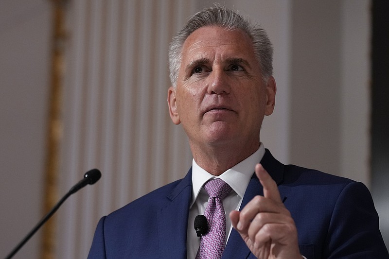 McCarthy ties raising debt ceiling to 1 cap The Arkansas Democrat