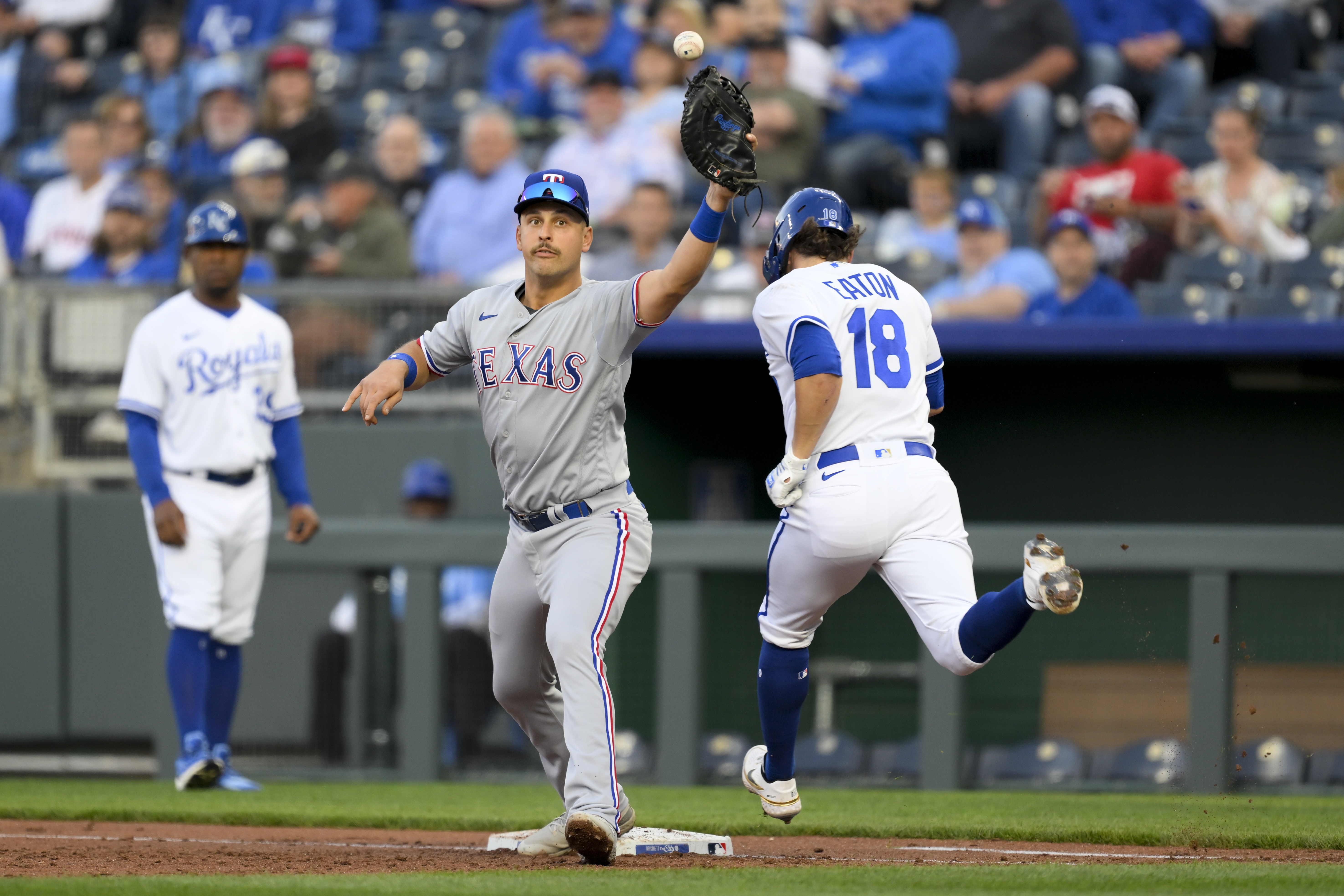 Rangers beat Royals 4-0 after deGrom exits with sore wrist - The