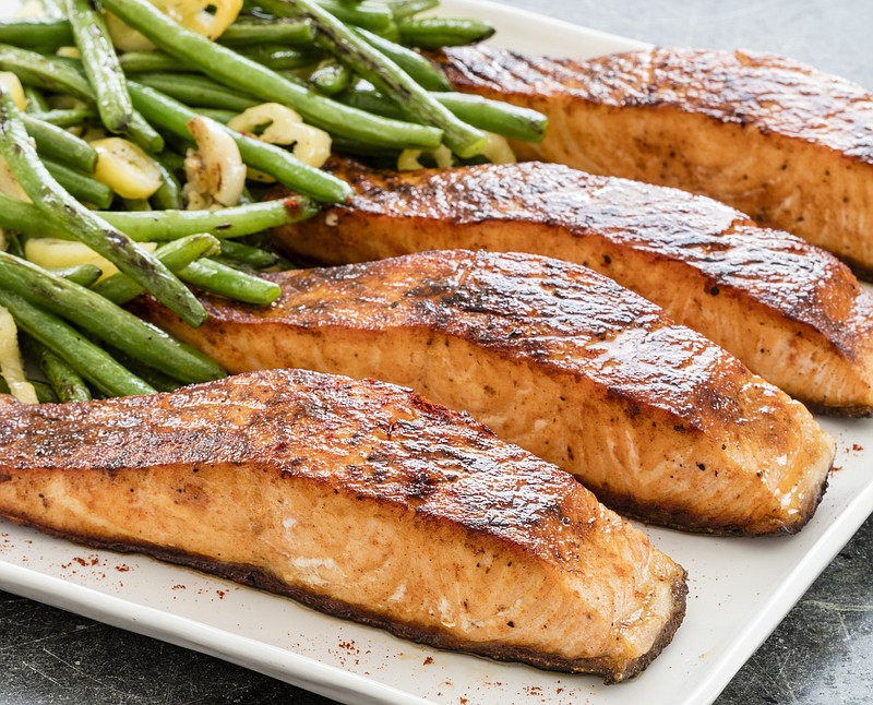 Pan-Seared Paprika Salmon With Spicy Green Beans
(Americas Test Kitchen/Daniel van Ackere)