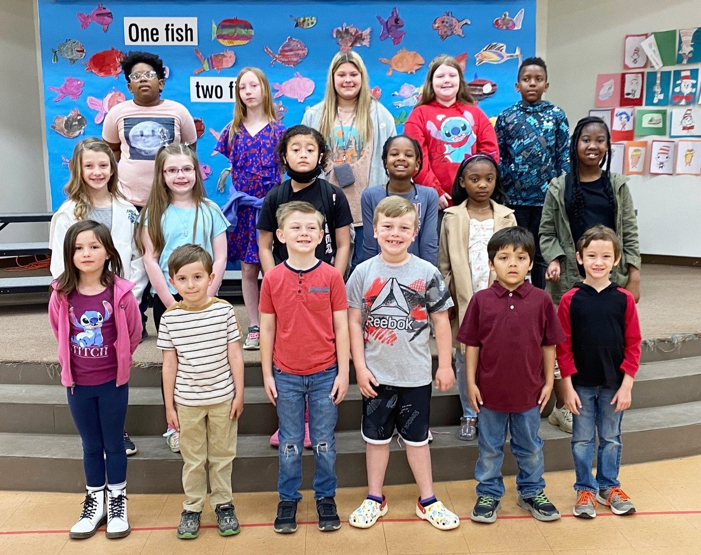 Grandy Elementary honored students of the month