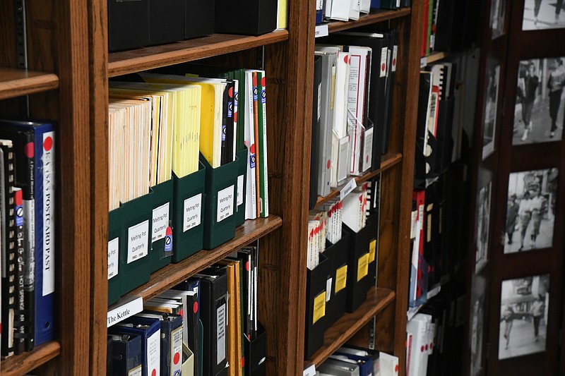 One of the advantages of genealogical societies, Melting Pot Genealogical Society has hard copies of materials that may or may not be available online as well as experts to verify information. The library has a collection of materials on surrounding counties and other states on top of their offerings on Garland County. - Photo by Lance Brownfield of The Sentinel-Record