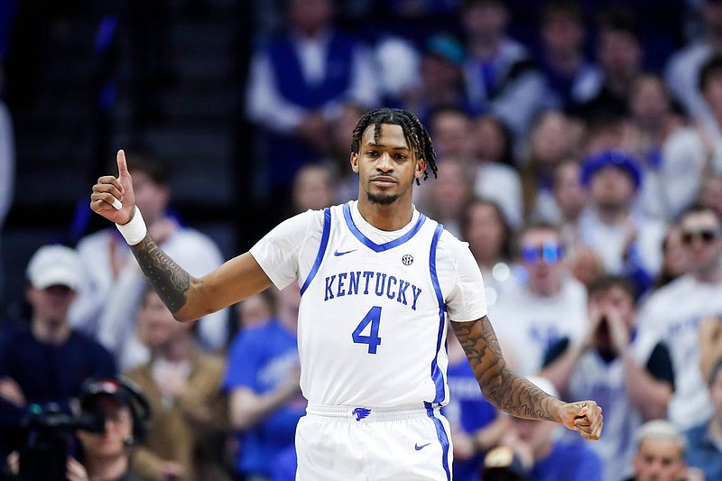 Daimion Collins of Atlanta, Texas, averaged 1.9 points and 1.9 rebounds in 7.9 minutes per game for Kentucky during the 2022-23 season. (Photo courtesy of Tribune News Service)