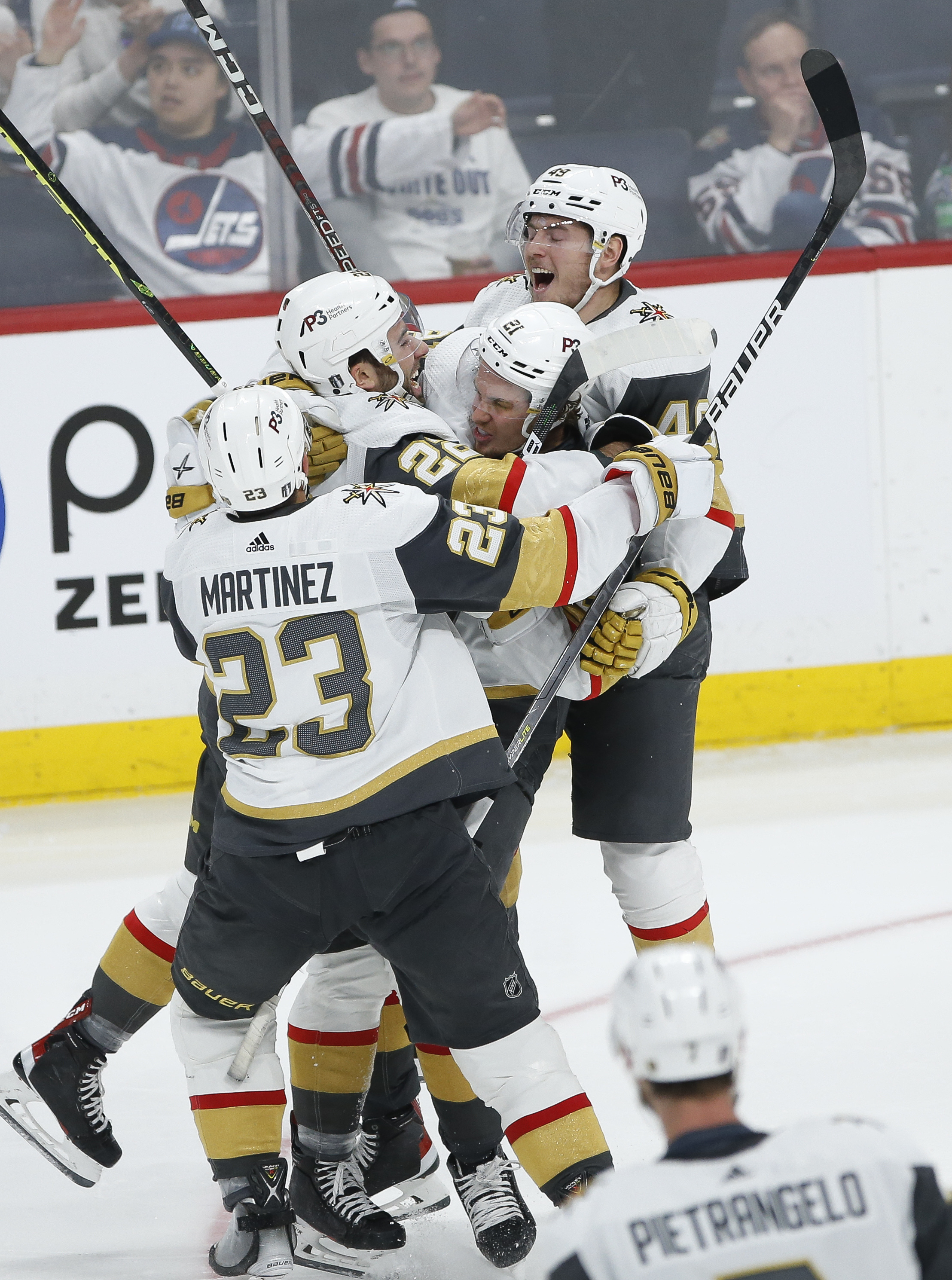 Martinez scores in Golden Knights debut 