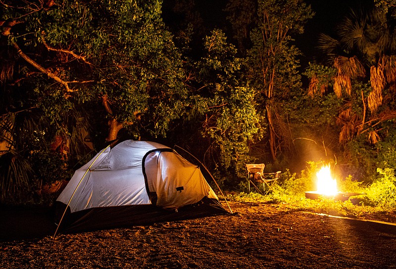 Sebastian Inlet State Park provides a coastal camping escape, on July 15, 2020. (Patrick Connolly/Orlando Sentinel/TNS)