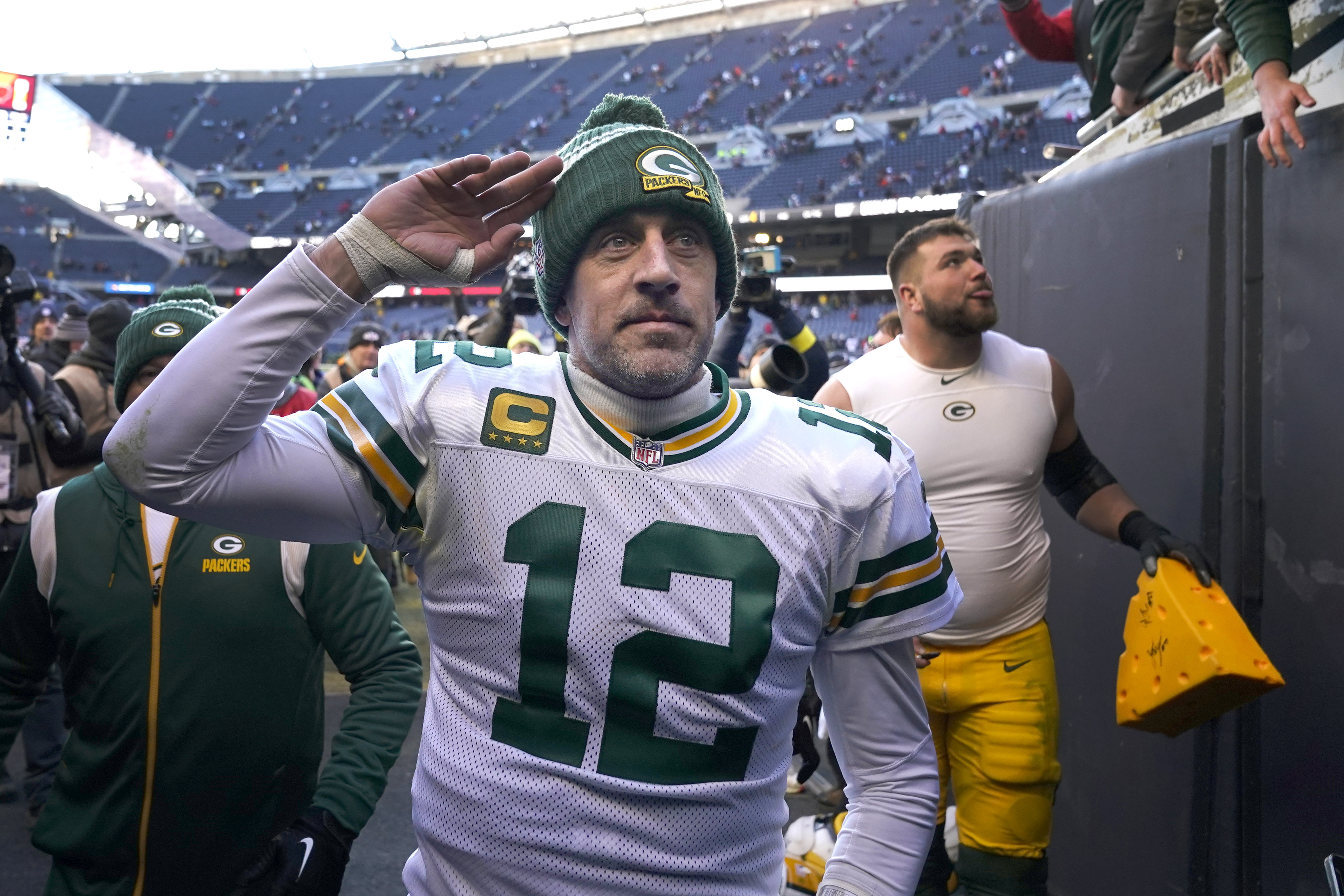 Julie Taggart on X: Aaron Rodgers jersey on clearance at the