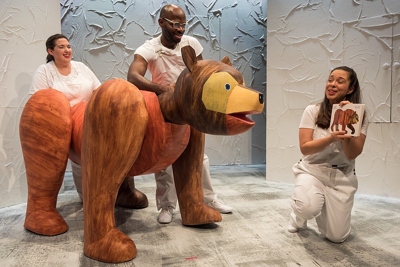 Rockefeller Productions provides the puppets for "The Very Hungry Caterpillar Show," which also includes Eric Carle's "Brown Bear, Brown Bear" and "The Very Lonely Firefly.”

(Special to the Democrat-Gazette/Russ Rowland)