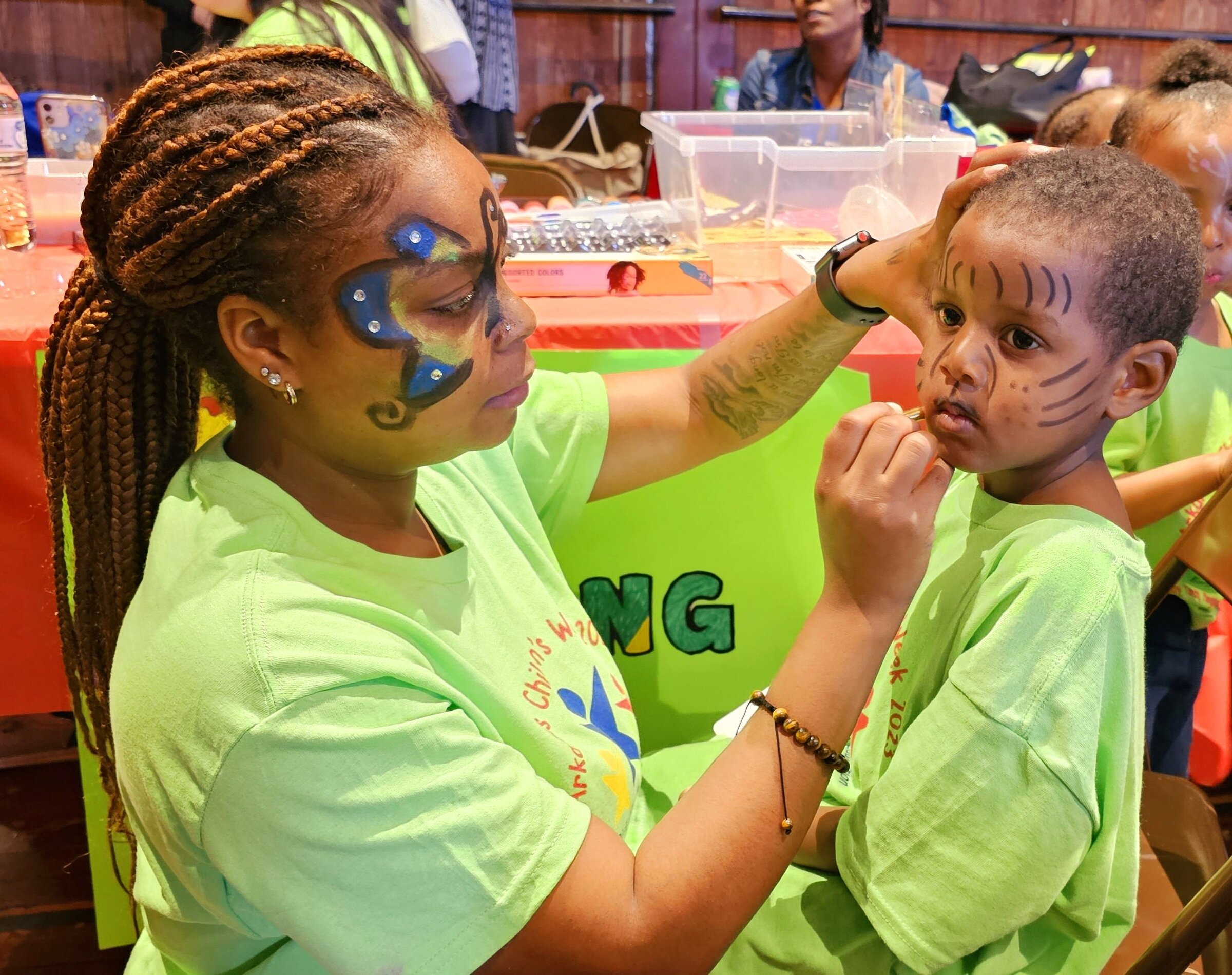 Pine Bluff kids gather for day of play at St. Peter’s gym