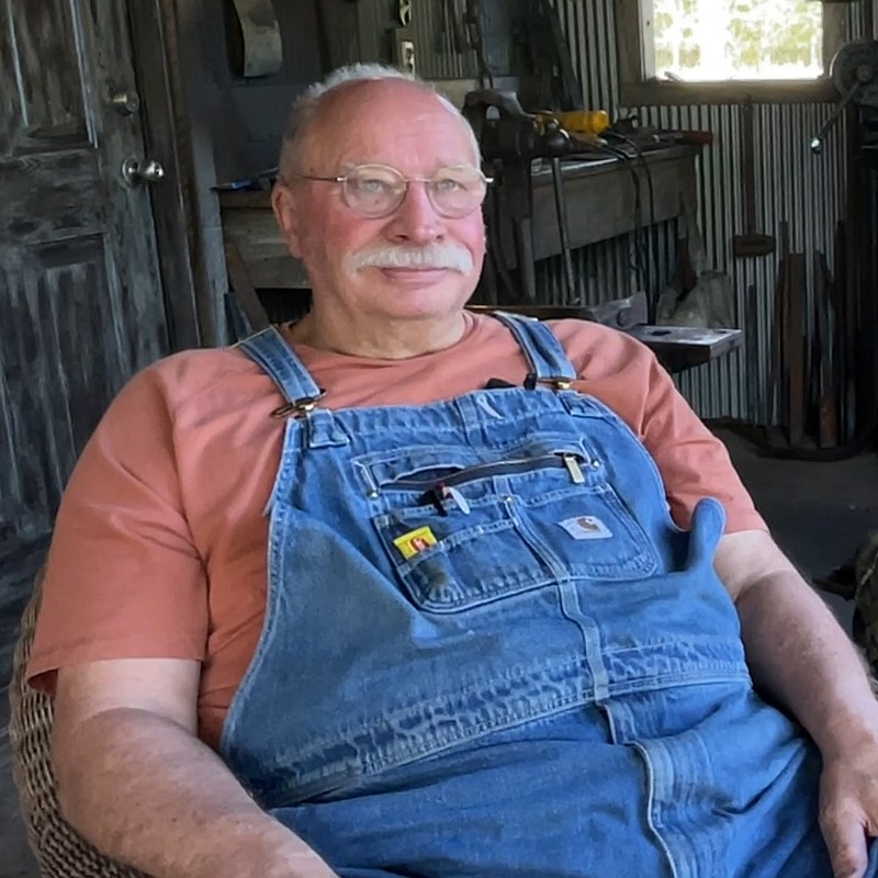 The Arkansas Arts Council recently announced Linden “Lin” Rhea as the 2023 Arkansas Living Treasure for his work and dedication to the craft of bladesmithing. (Submitted photo)