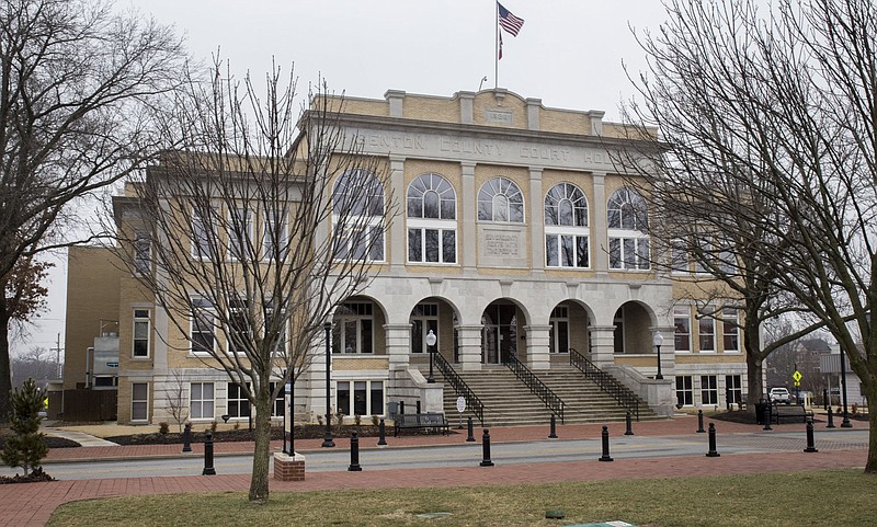 The Benton County Courthouse is shown, Thursday, February 28, 2019 in downtown Bentonville. (NWA Democrat-Gazette/CHARLIE KAIJO)