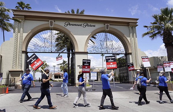 Hollywood writers strike over pay Hollywood writers strike over pay