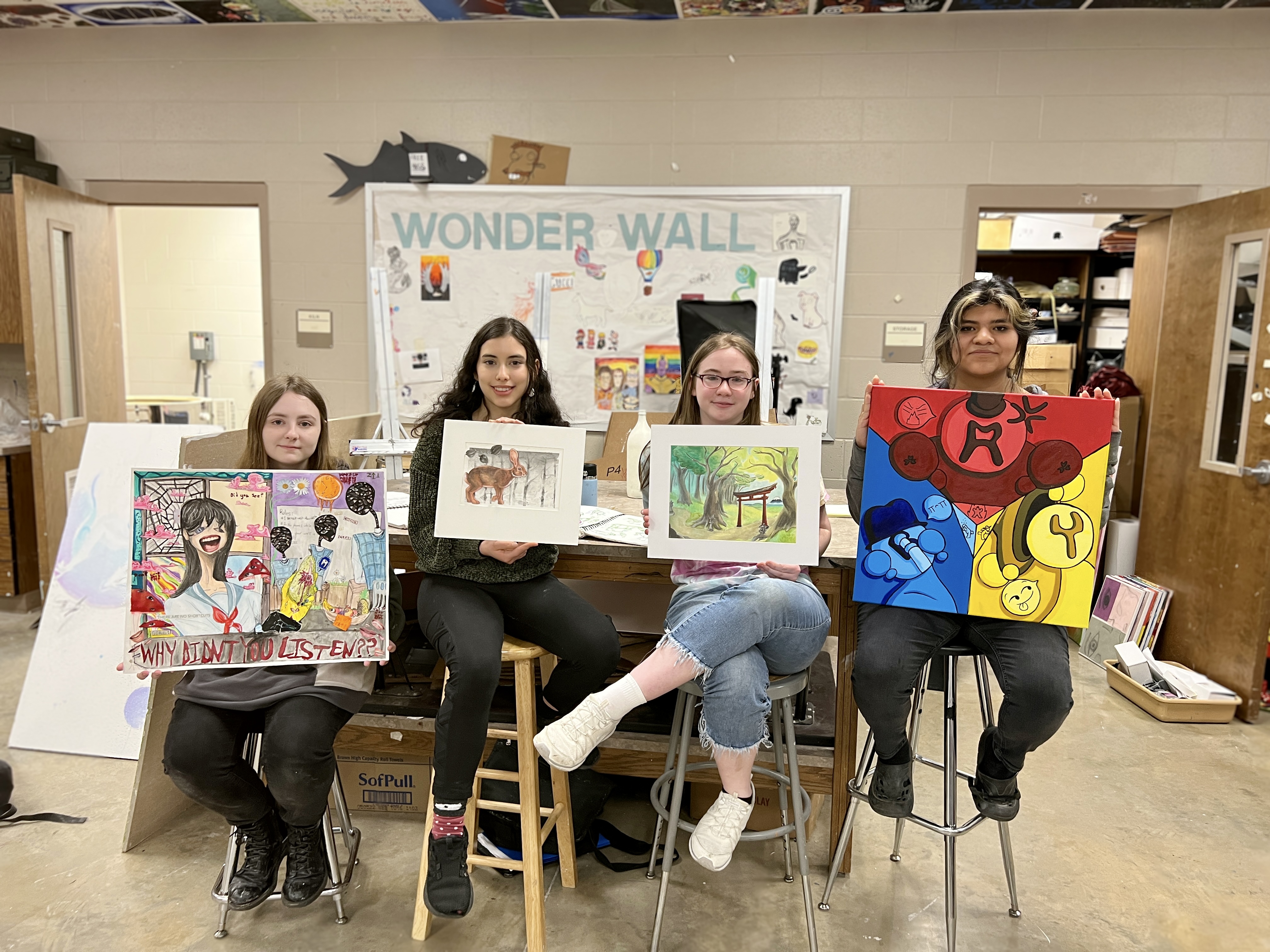 WATCH | Students share love of art, prep for show today - Vimarsana News