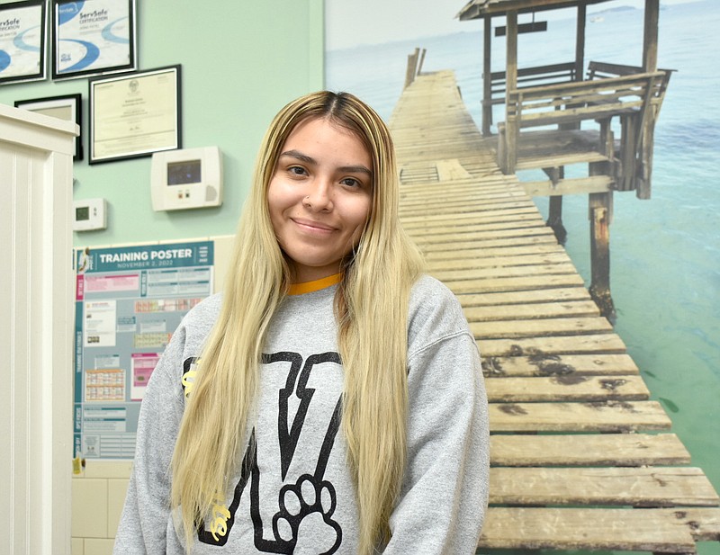 Giselle Arreola, the 2023 Watson Chapel High School valedictorian, sets her sights on a business management degree from the University of Central Arkansas. (Pine Bluff Commercial/I.C. Murrell)