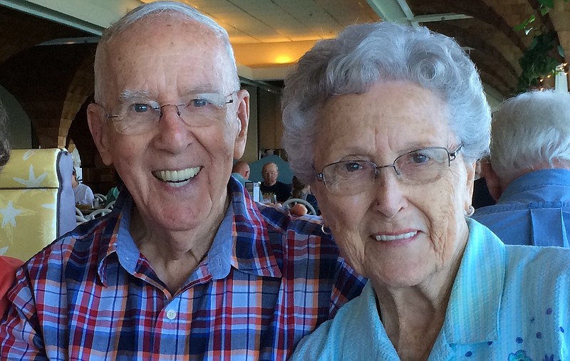 Fredric Taylor with his wife, Peggy, in 2014. She passed away in 2020. MUST CREDIT: Photo courtesy of Linda Taylor.