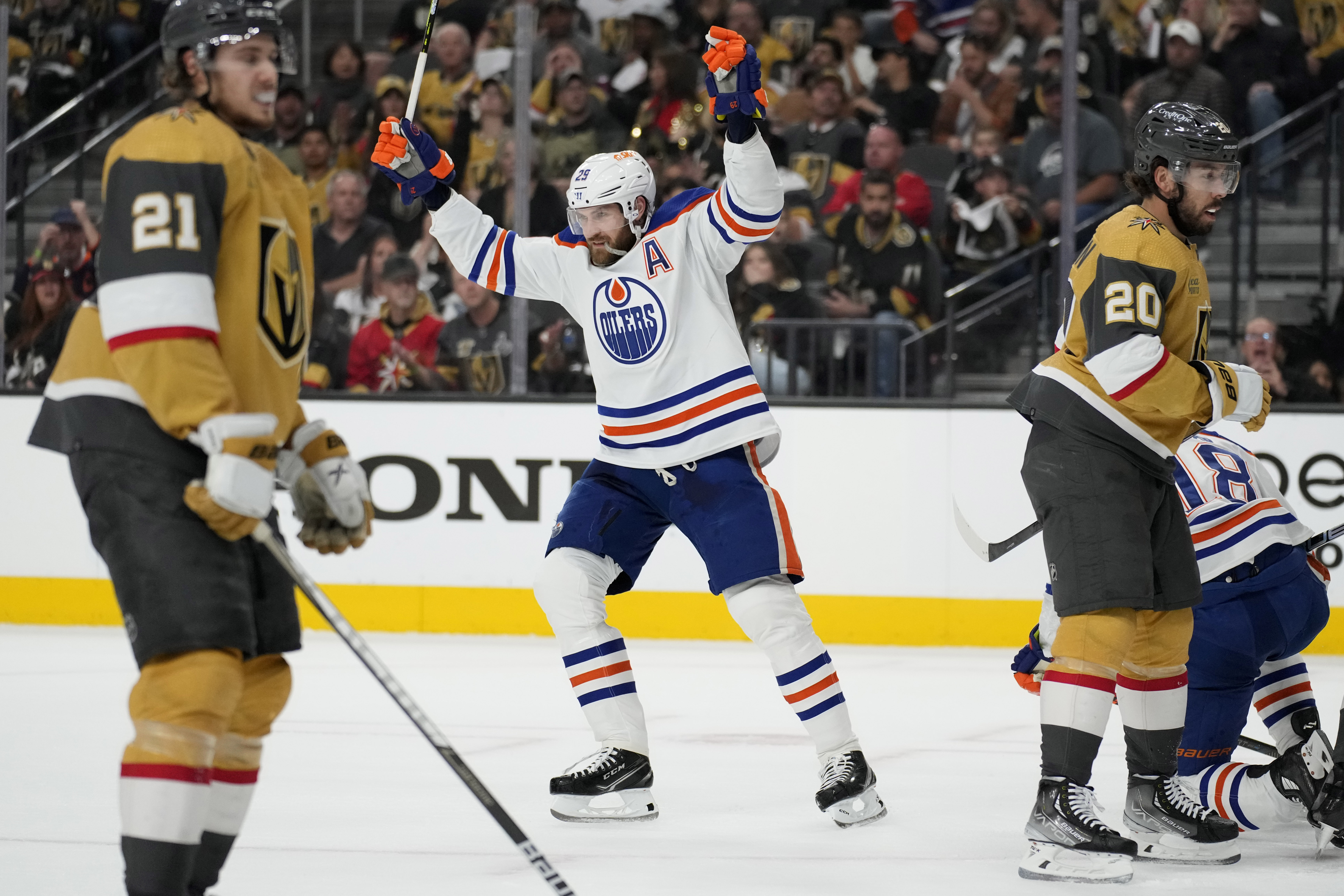 Game 2 of second-round series between Golden Knights and Oilers pushed back  a day 