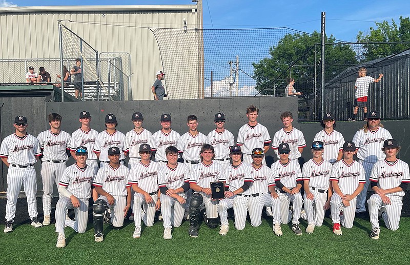Submitted photo The McDonald County Mustangs defeated the Logan-Rogersville Wildcats, 1-0, Tuesday night at Mustang Field to win their second consecutive Big 8 Conference championship.