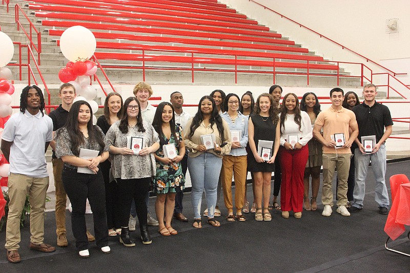 Senior Athletes Academic Award winners (Photo by Patric Flannigan)