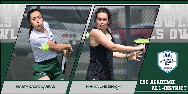 Calvo Larraz, Lindeboom named CSC academic all-district - Vimarsana News