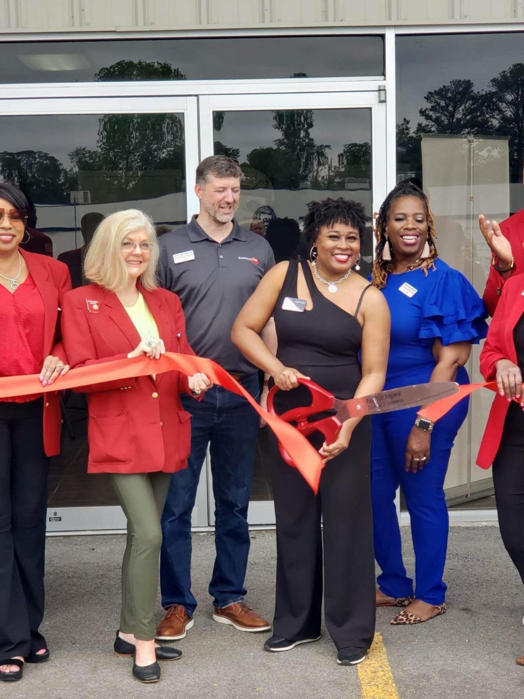 Celebrating grand opening