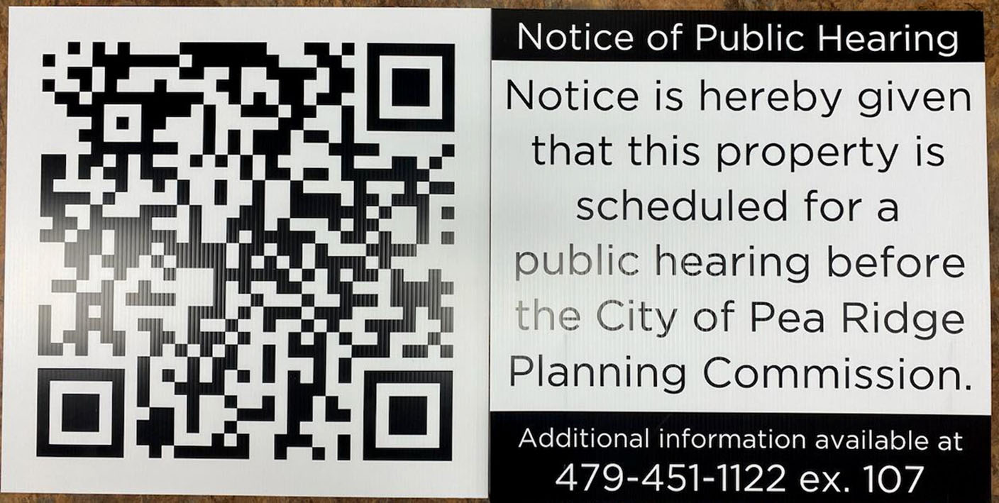 City planner adds QR code to signs on properties involved in public hearings - Vimarsana News