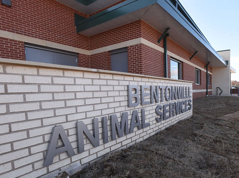 Bentonville Animal Services building will open soon at 801 S.W. 41st St.
(NWA Democrat-Gazette/Flip Putthoff)