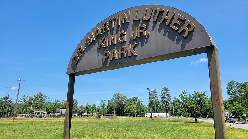 A 16-year-old boy was shot to death May 7 at Dr. Martin Luther King Jr. Park in Pine Bluff. (Pine Bluff Commercial/I.C. Murrell)