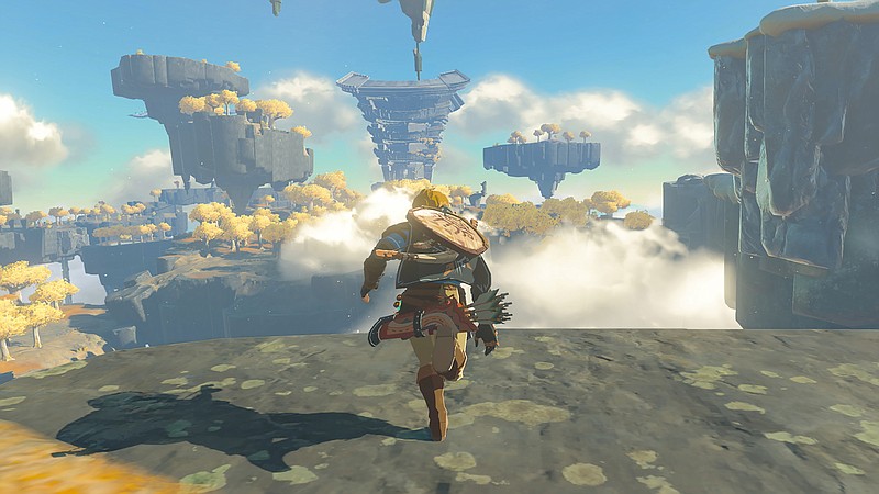 The sequel to "The Legend of Zelda: Breath of the Wild" (2017), "Tears of the Kingdom" expands the open world Hyrule to allow more vertical exploration as Link tries to help Princess Zelda stop Ganondorf from destroying Hyrule. (Photo courtesy of Nintendo)