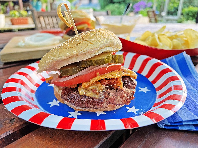 Smash Burgers With Fried Cheddar 
(Pittsburgh Post-Gazette/TNS/Gretchen McKay)
