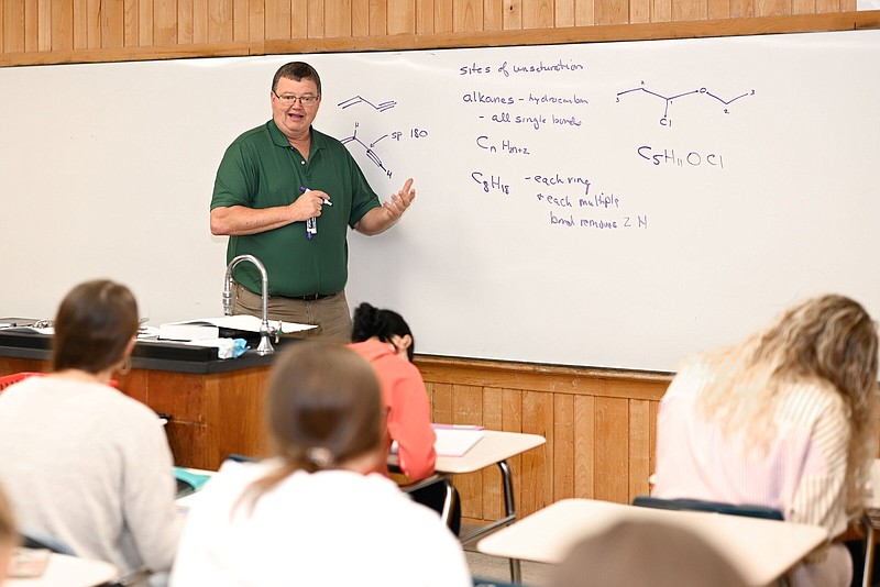 Professor Morris Bramlett relates to his students and their experiences. "When I think about my students accomplishments, I go home happy,” he said. (Special to The Commercial/University of Arkansas at Monticello)