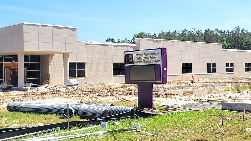 Friendship Aspire Academy Southeast Campus is undergoing an expansion to eventually house students in grades 6-12. The next senior class from the school in graduate in 2027. (Pine Bluff Commercial/I.C. Murrell)