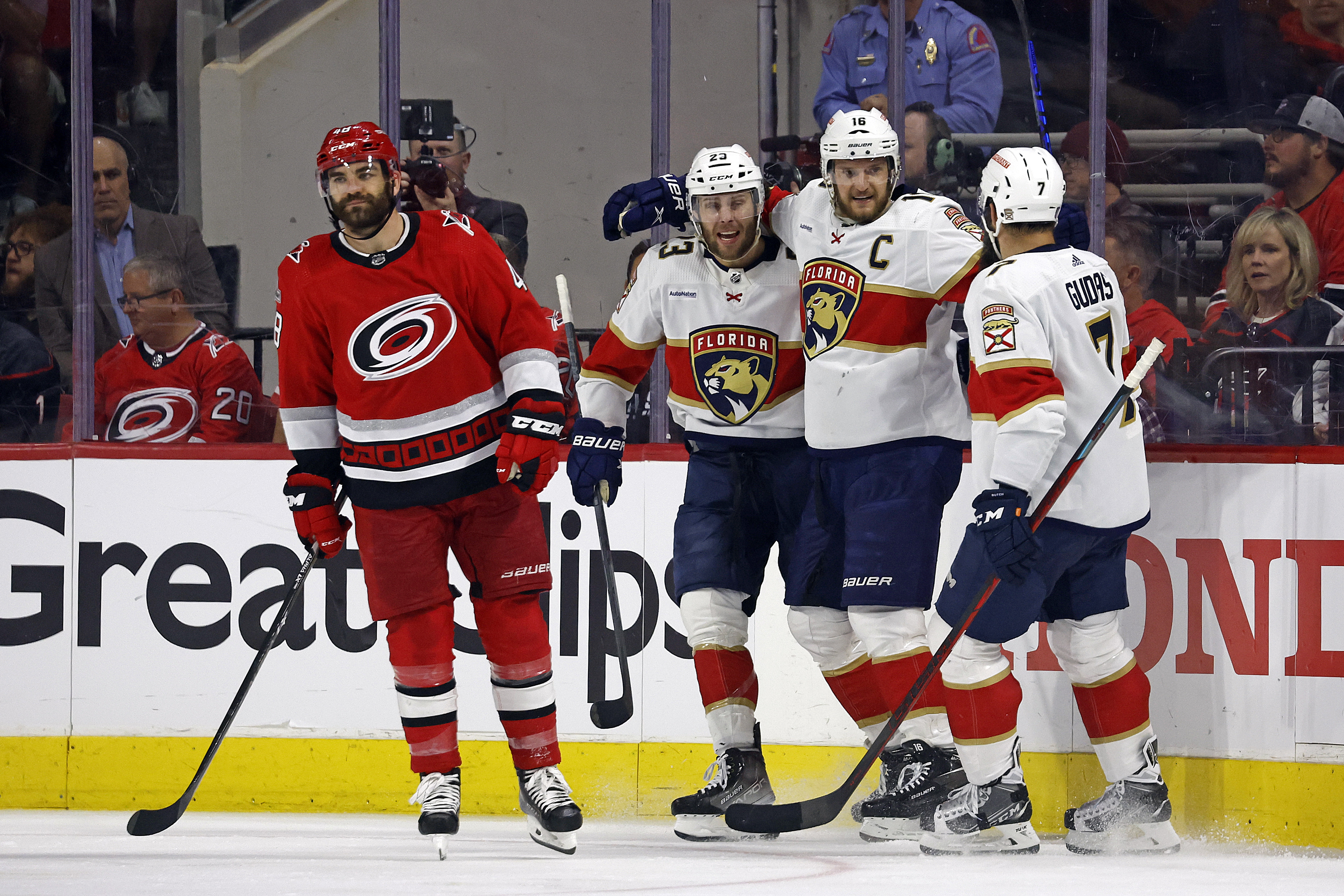 Hurricanes vs Panthers features Jordan, Eric, Marc Staal