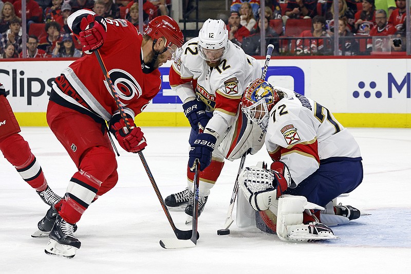 NHL Playoffs-4th OT Florida Panthers Defeat Carolina Hurricanes