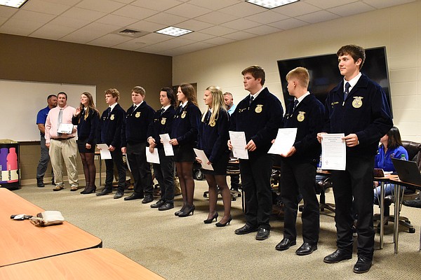 FFA champions recognized at school board meeting - Vimarsana News