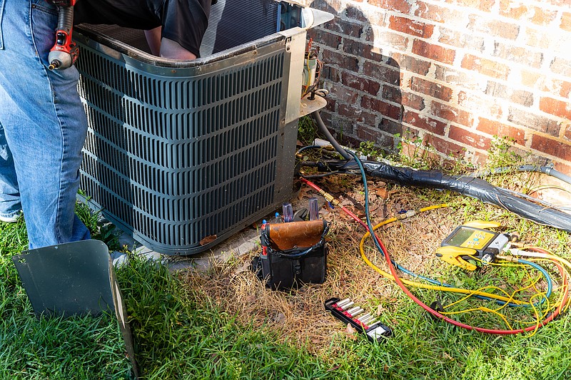 Routine air conditioner maintenance can prevent failure when hot weather hits. 
(istockphoto.com/CRobertson)