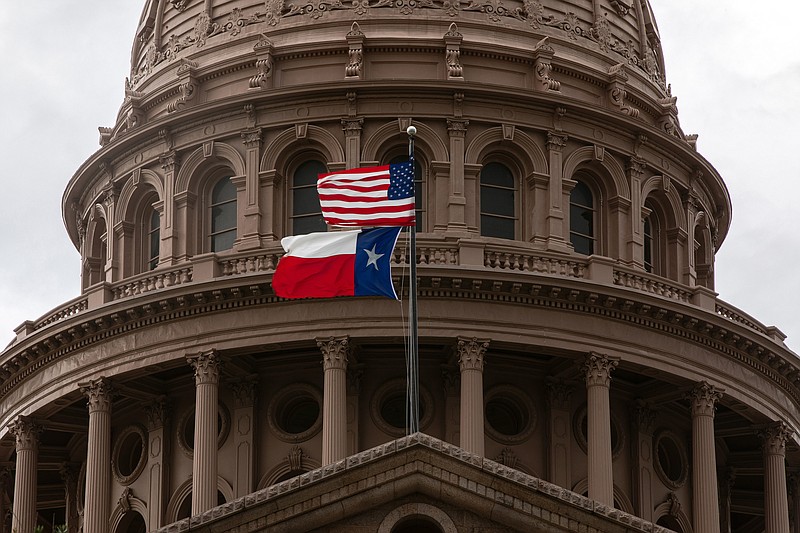 The Texas State Capitol on the first day of the 87th Legislature's special session on July 8, 2021, in Austin. (Tamir Kalifa/Getty Images/TNS)