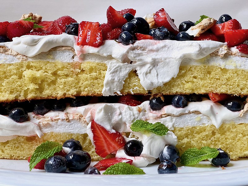 Mixed Berry Brita Cake (Arkansas Democrat-Gazette/Kelly Brant)