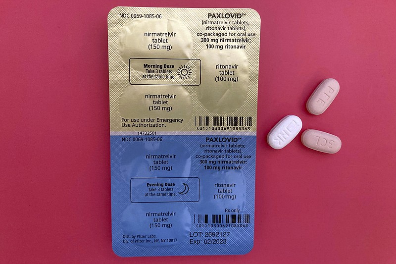 FILE - The anti-viral drug Paxlovid is displayed in New York, Monday, Aug. 1, 2022. Pfizer received full approval for the COVID-19 medication on Thursday, May 25, 2023, winning the U.S. Food and Drug Administration's full endorsement for a drug that has been the go-to treatment against the virus for more than two years. (AP Photo/Stephanie Nano, File)