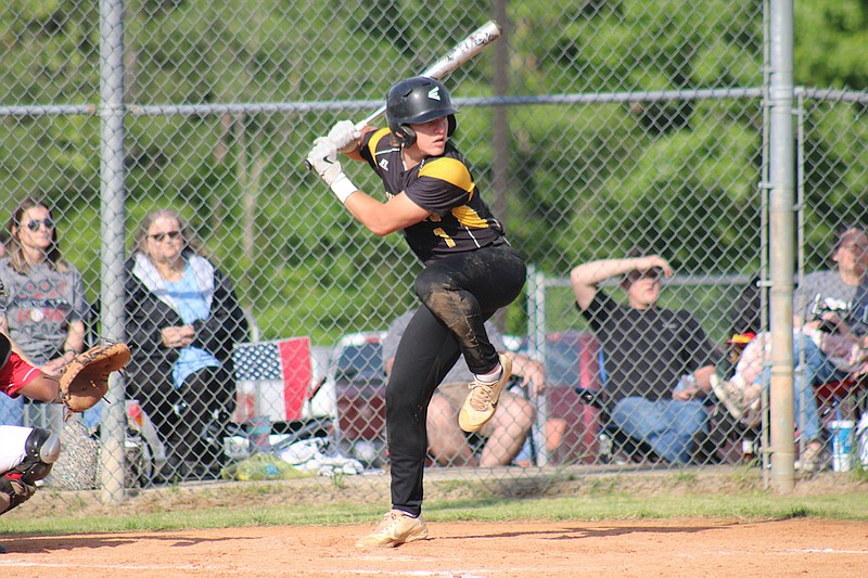 Photo By: Michael Hanich
Harmony Grove shortstop Caleb Johnson up to bat in the game against McGehee.