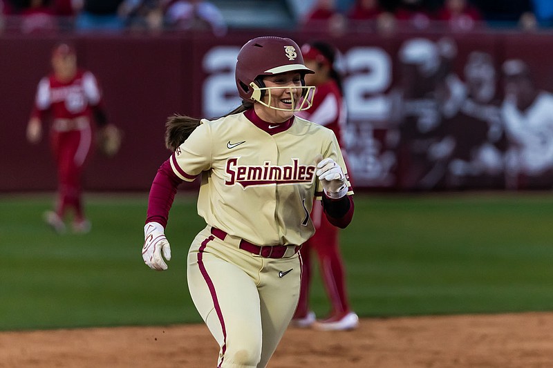 Former Bentonville West softball standout Hallie Wacaser hopes to help Florida State win its first Women's College World Series championship since 2017. The third-seeded Seminoles will play No. 6 seed Oklahoma State in a first-round game at 6 p.m. today at Oklahoma City. (Photo courtesy of Florida State University)