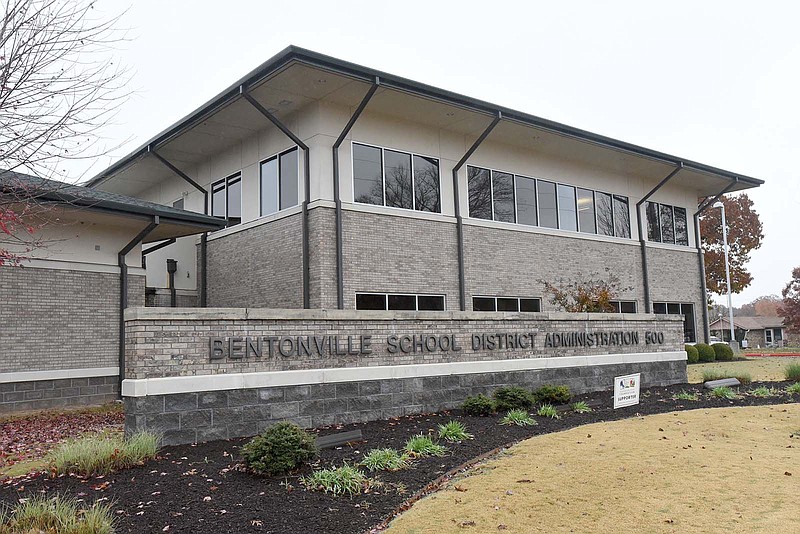 The Bentonville School District administration building is shown in this undated photo.
(File Photo/NWA Democrat-Gazette)