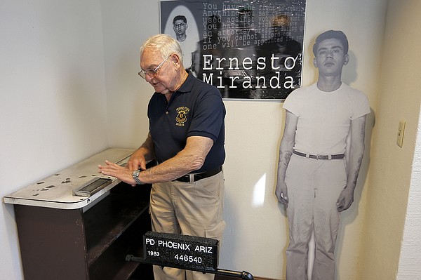Police officer from landmark Miranda rights case dies at 87 Police officer from landmark Miranda rights case dies at 87