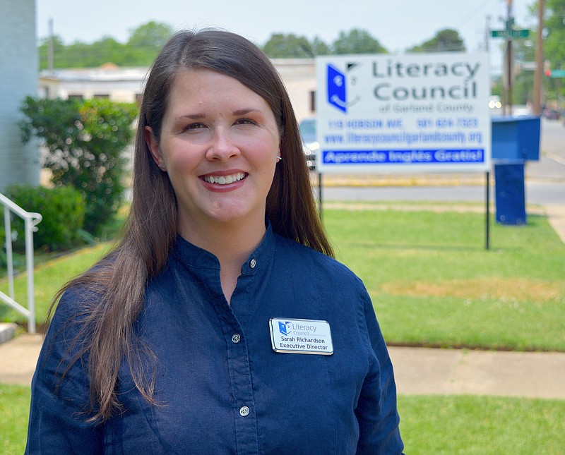 The executive director of the Literacy County of Garland County, Sarah Richardson, says she anticipates plenty of fun for the organizations Second Annual Rubber Duck Race, a fundraiser for the nonprofit. - Photo by Donald Cross of The Sentinel-Record