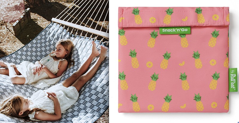 The August Quilted Hammock and Snack'n'Go Bags