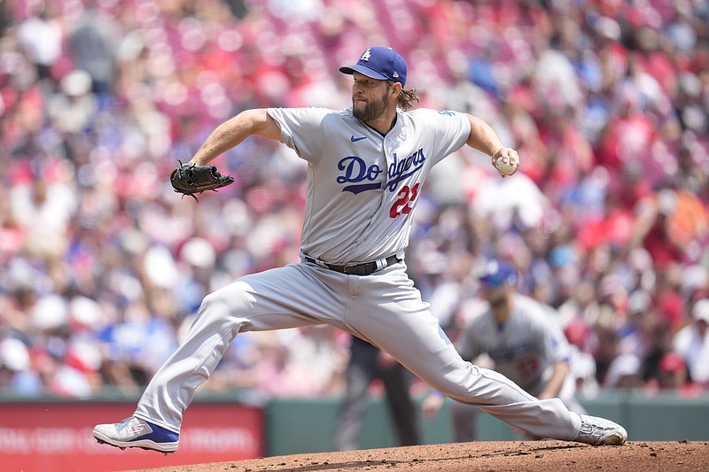 Clayton Kershaw Team-Issued 4th of July Jersey