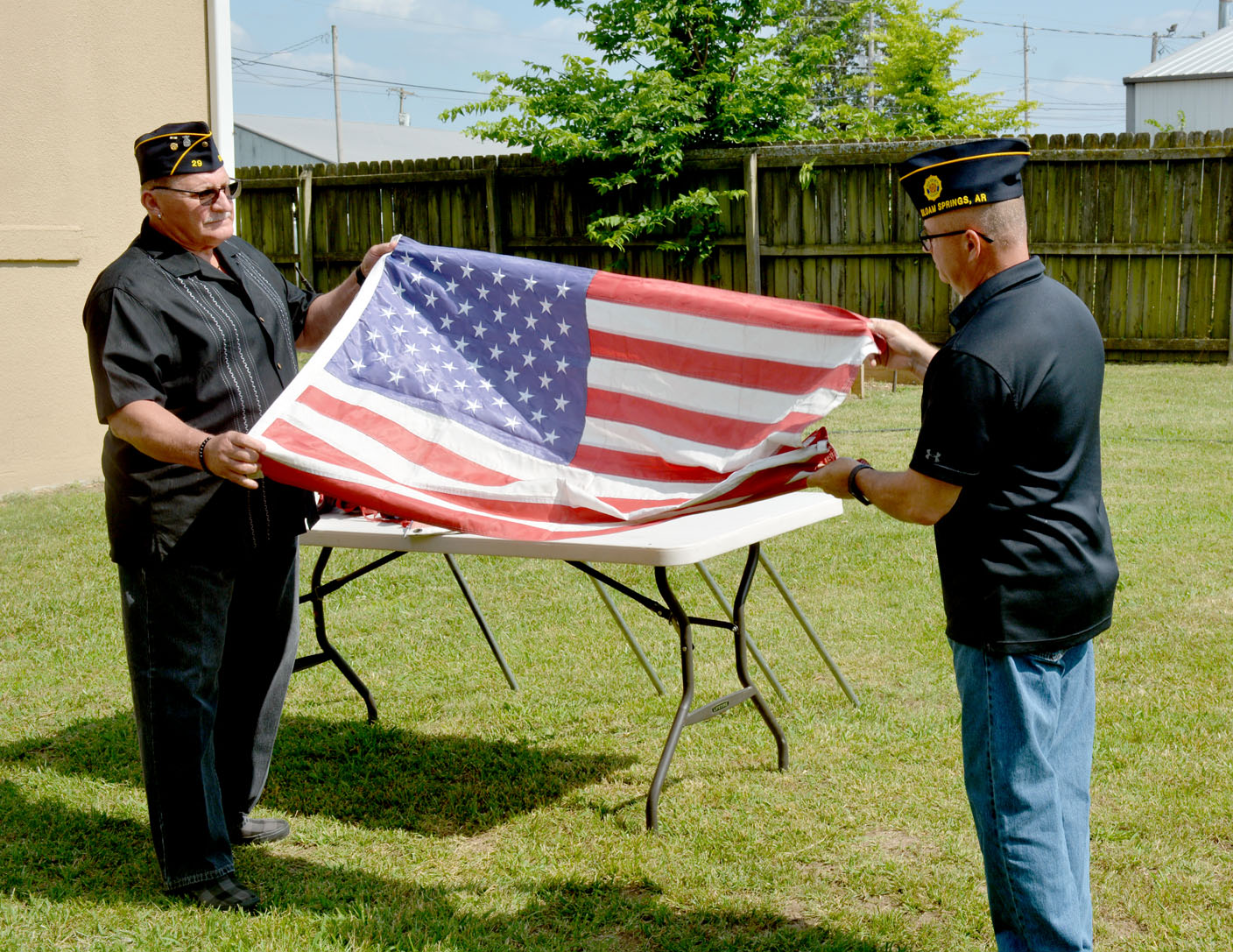 VFW holds flag retirement ceremony
