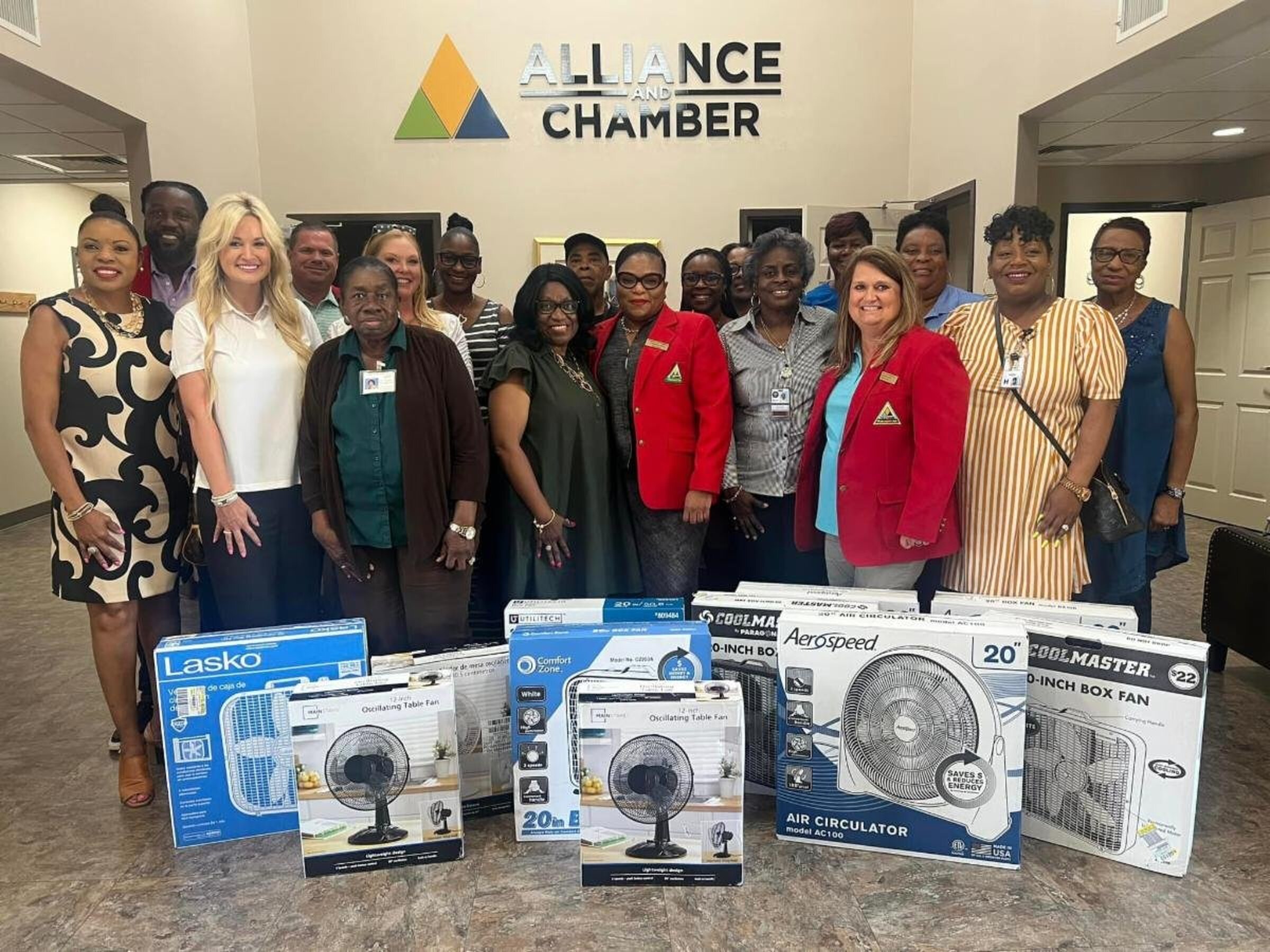 Redcoats donate fans to Area Agency