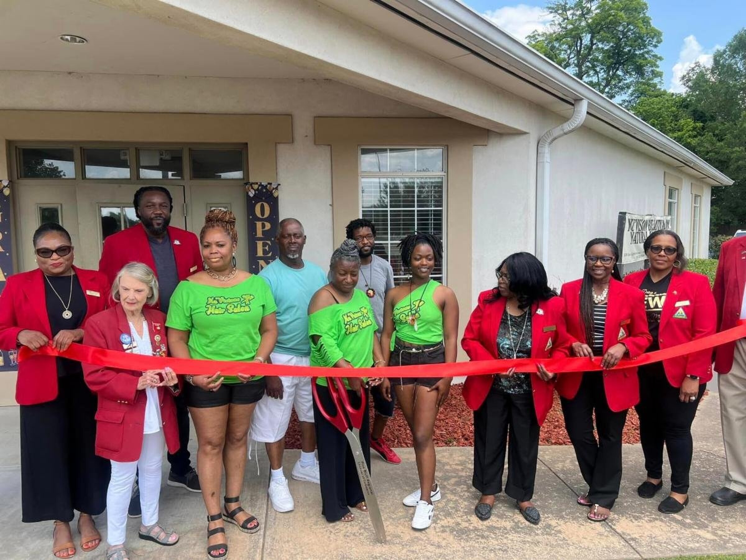 Beauty shop grand opening